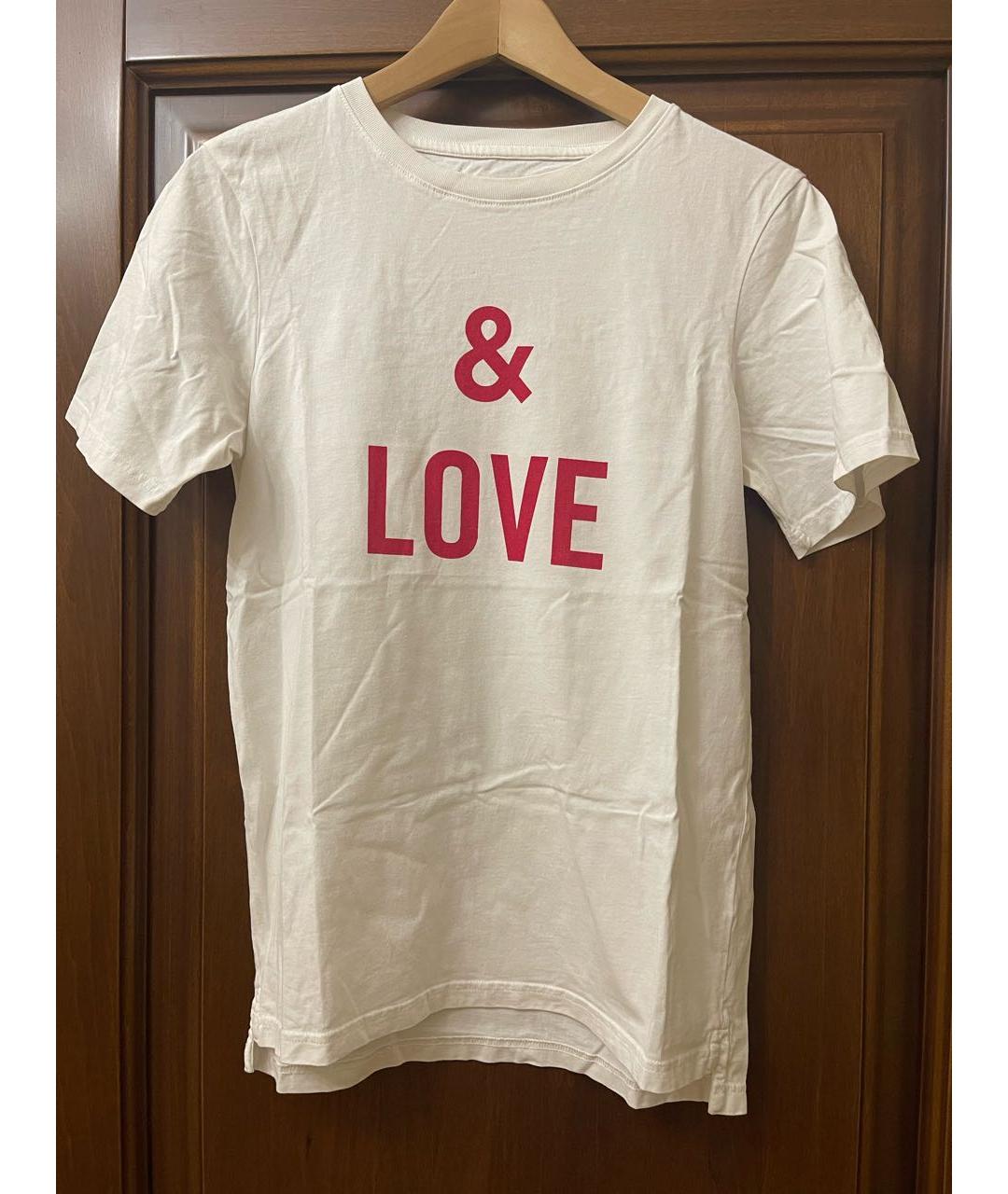 ZADIG & VOLTAIRE Белая хлопковая футболка, фото 8