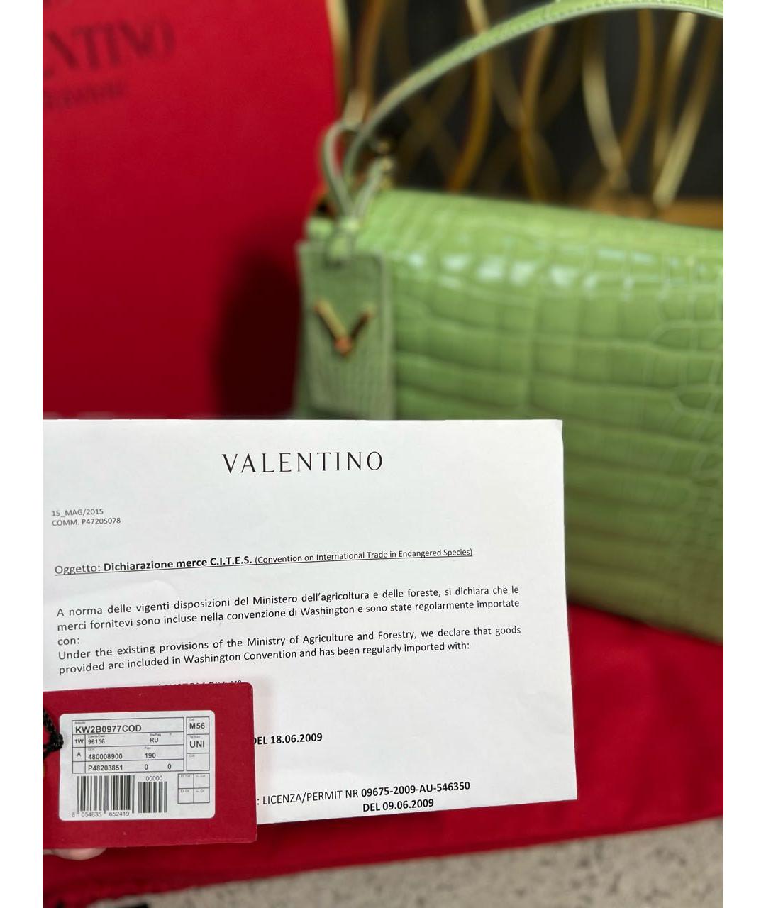 VALENTINO Сумка тоут из экзотической кожи, фото 5