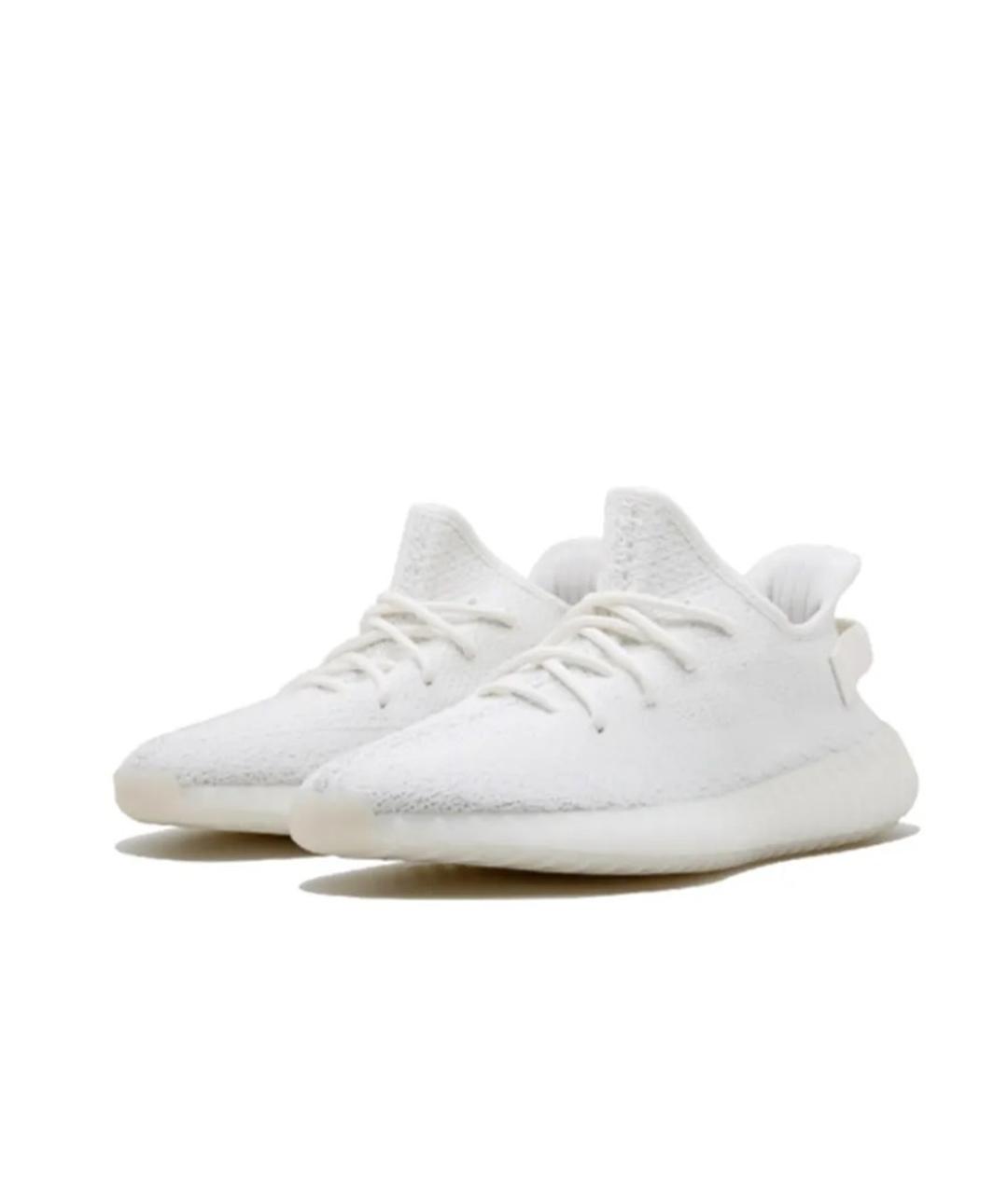 ADIDAS Белые текстильные кроссовки, фото 2