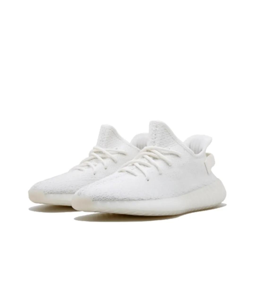 ADIDAS Белые текстильные низкие кроссовки / кеды, фото 2