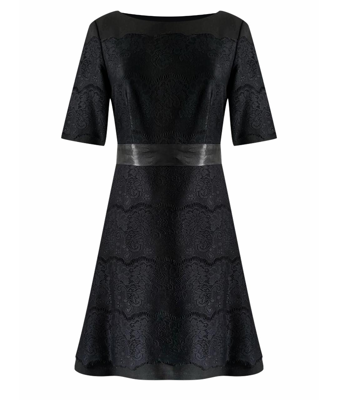 JILL STUART Черное кружевное вечернее платье, фото 1