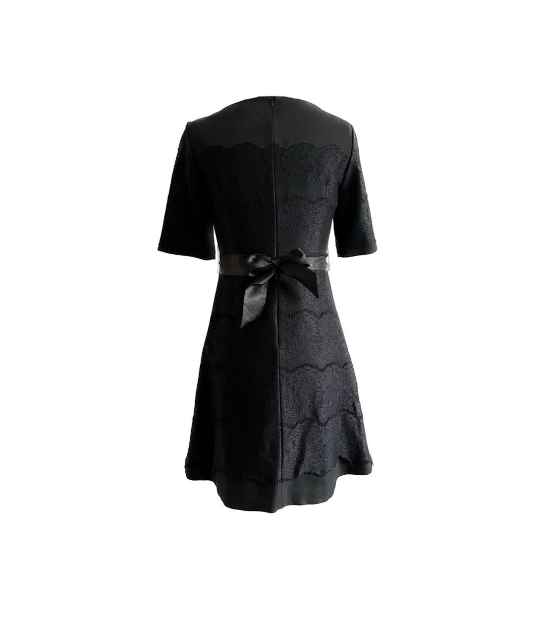 JILL STUART Черное кружевное вечернее платье, фото 2