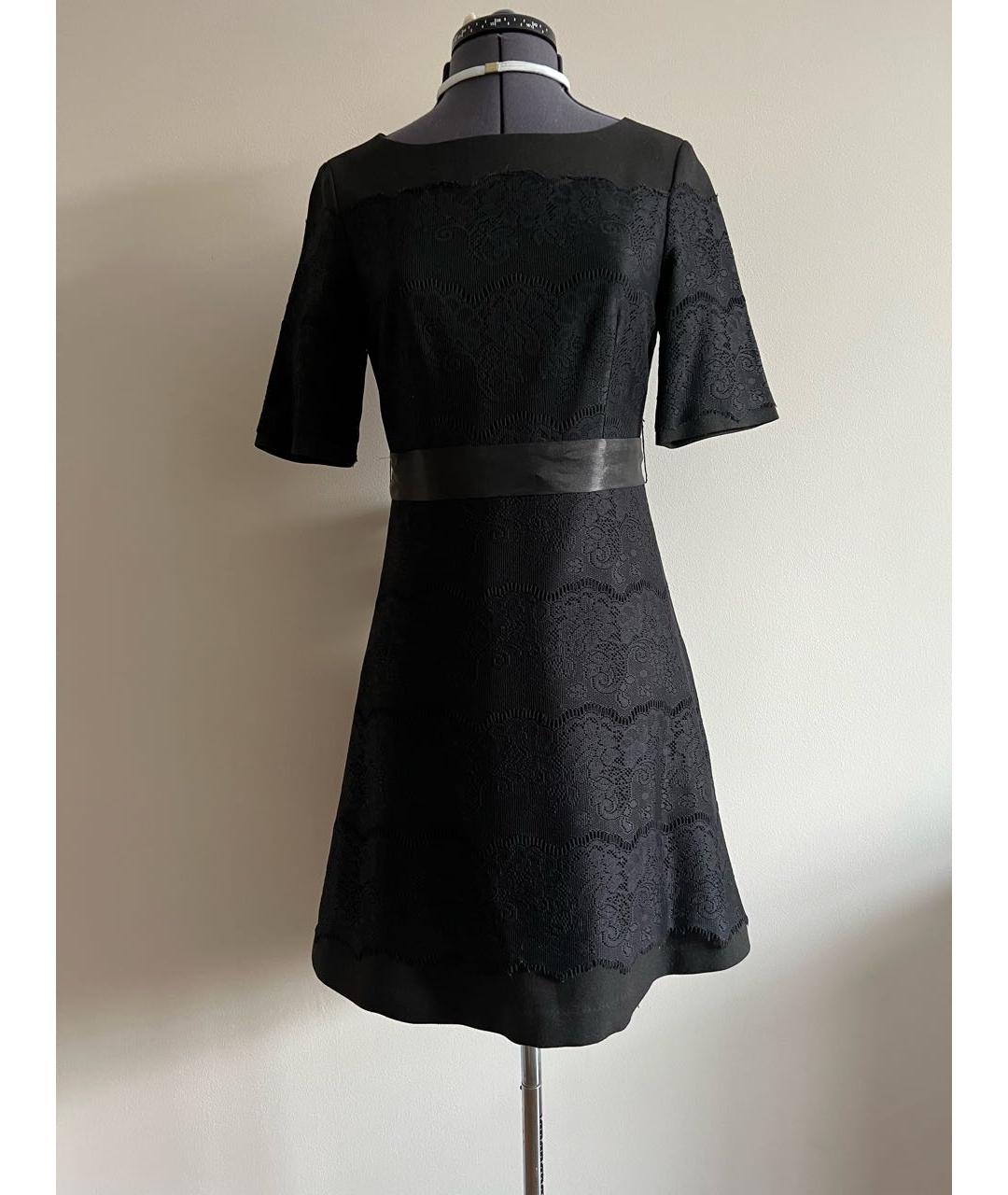 JILL STUART Черное кружевное вечернее платье, фото 4