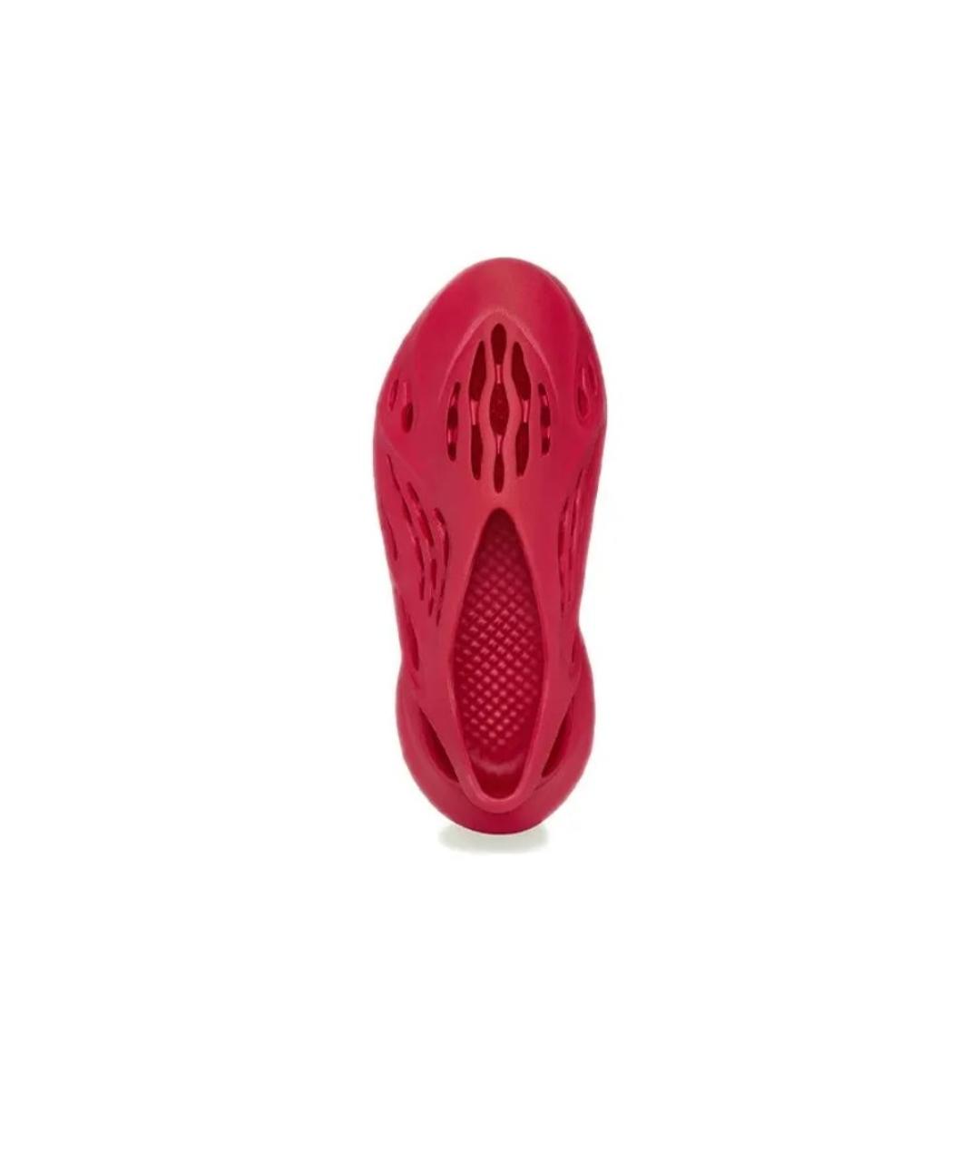 ADIDAS Красные резиновые низкие кроссовки / кеды, фото 3