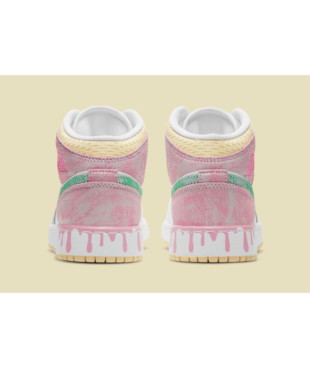 JORDAN Мульти кожаные кроссовки, фото 4