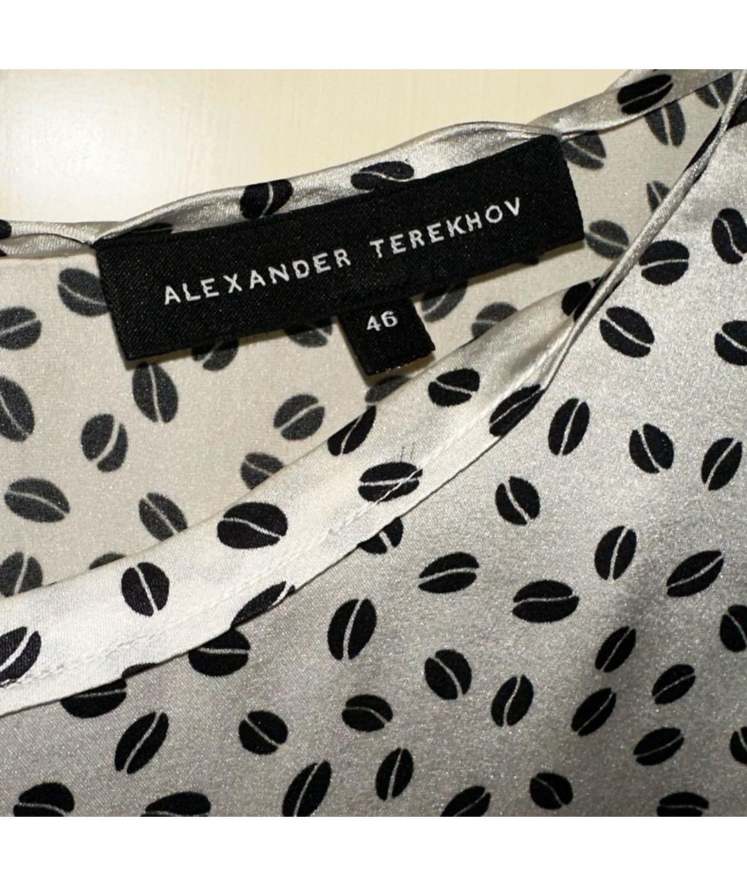 ALEXANDER TEREKHOV Белая шелковая блузы, фото 2