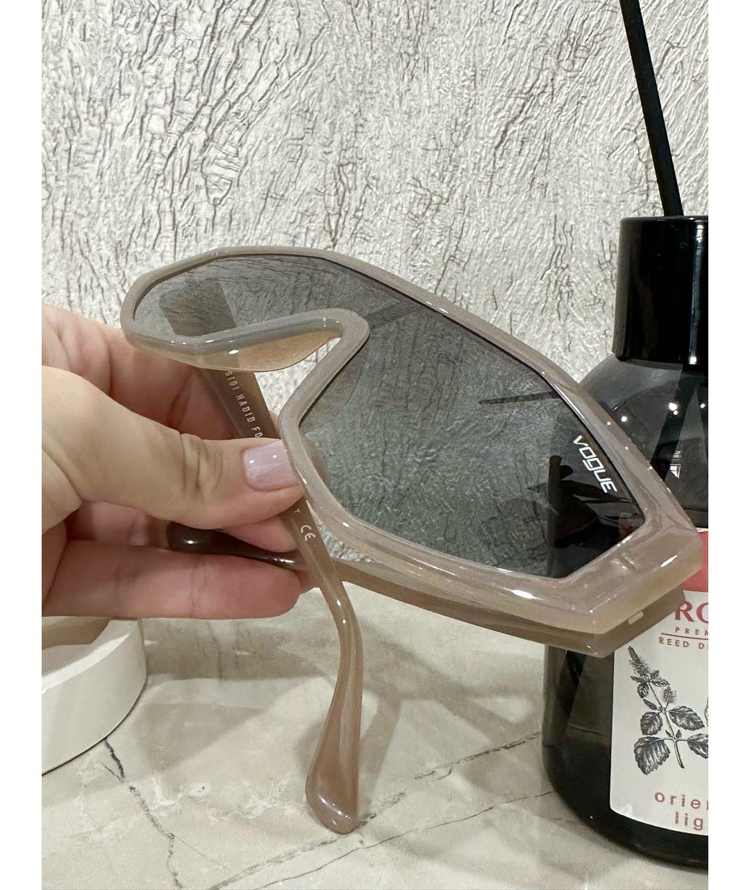 VOGUE EYEWEAR Бежевые солнцезащитные очки, фото 5