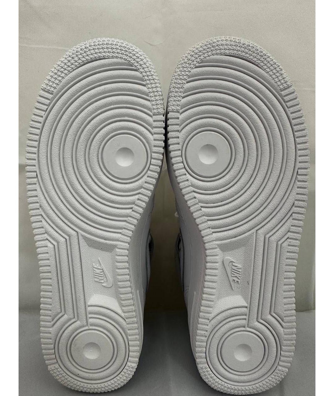 NIKE Белые кожаные кроссовки, фото 5