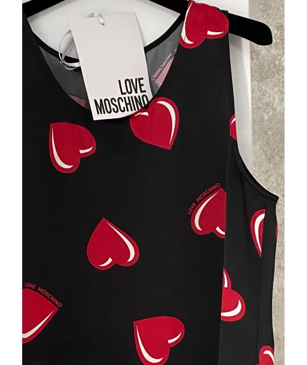 LOVE MOSCHINO Мульти вискозная майка, фото 3