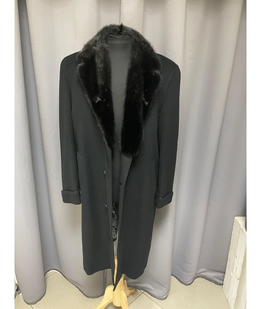 HETTABRETZ Черное кашемировое пальто, фото 5