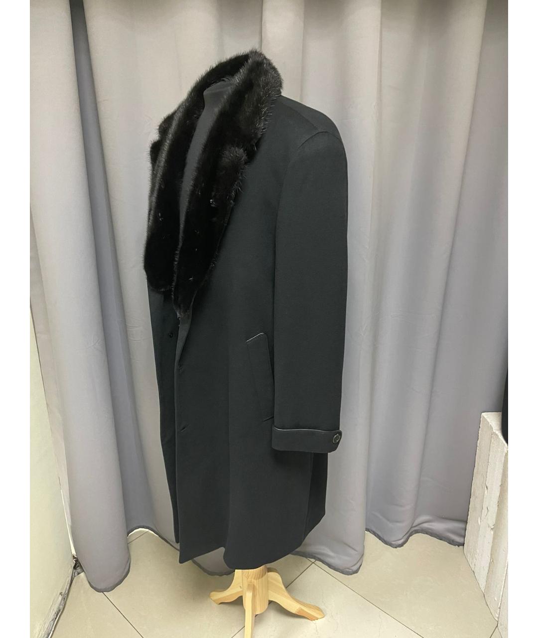 HETTABRETZ Черное кашемировое пальто, фото 6