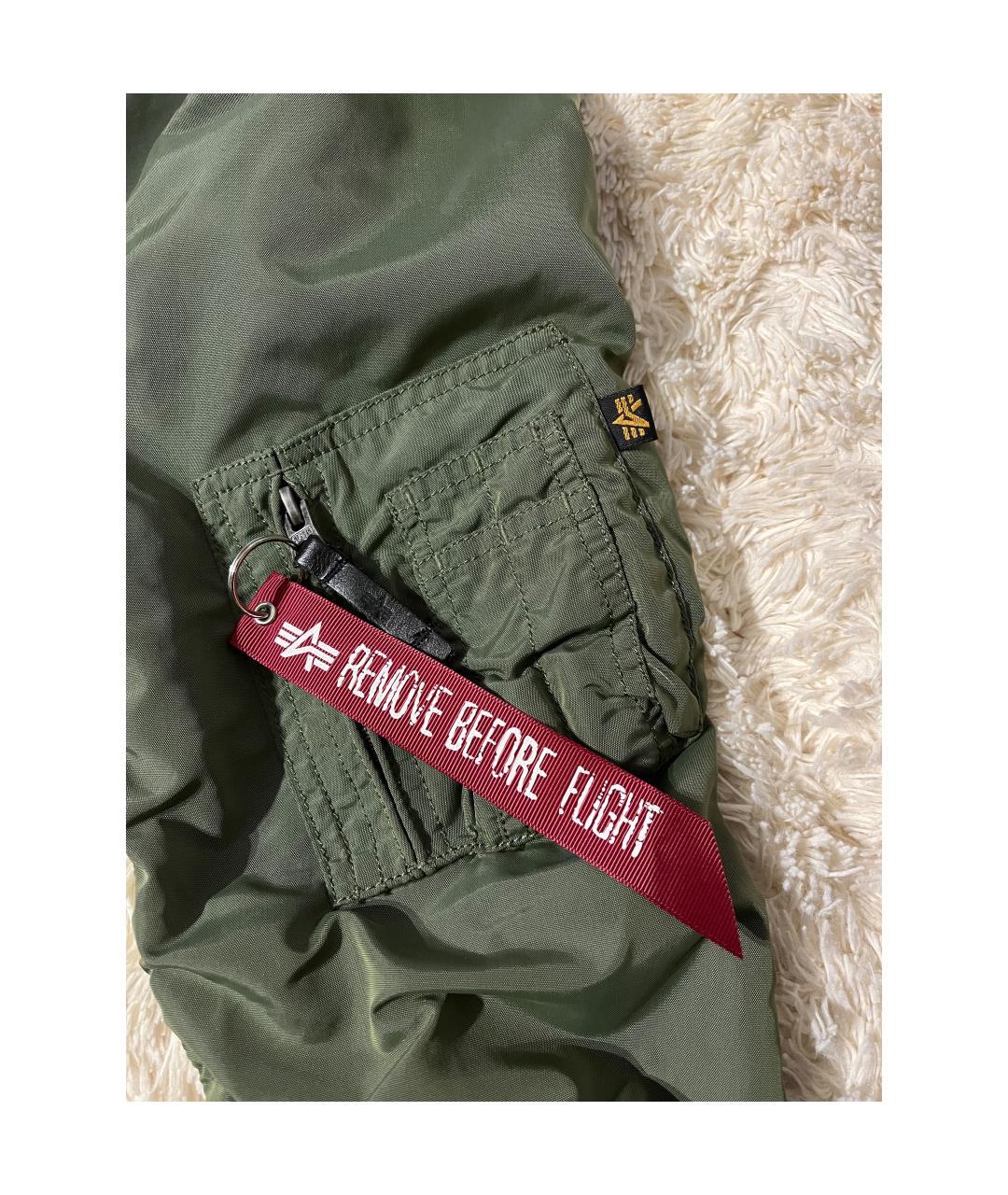 ALPHA INDUSTRIES Зеленая куртка, фото 4