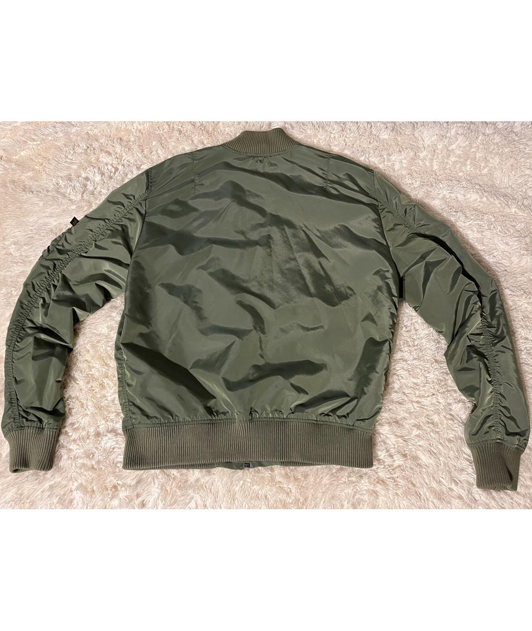ALPHA INDUSTRIES Зеленая куртка, фото 3
