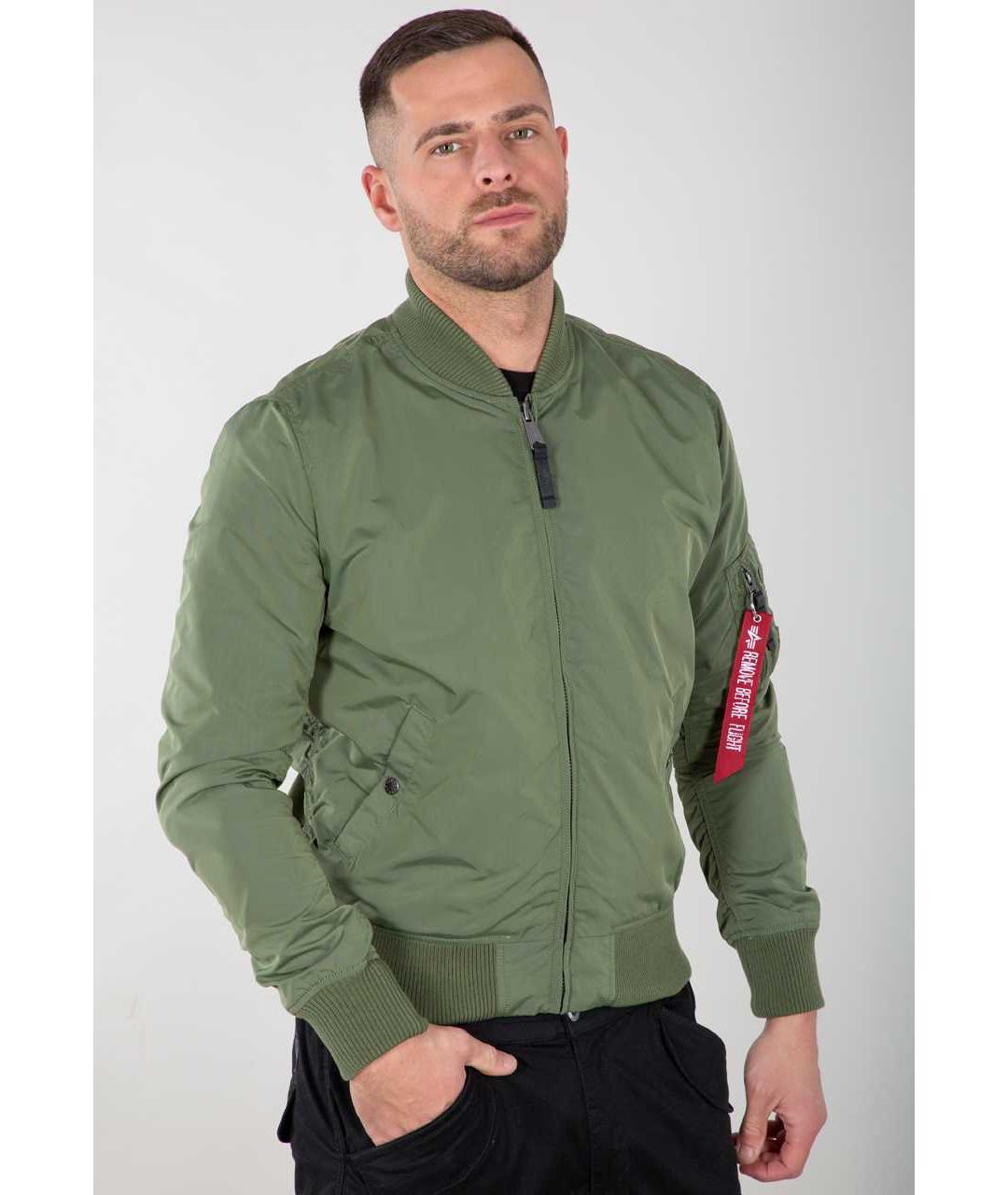 ALPHA INDUSTRIES Зеленая куртка, фото 8