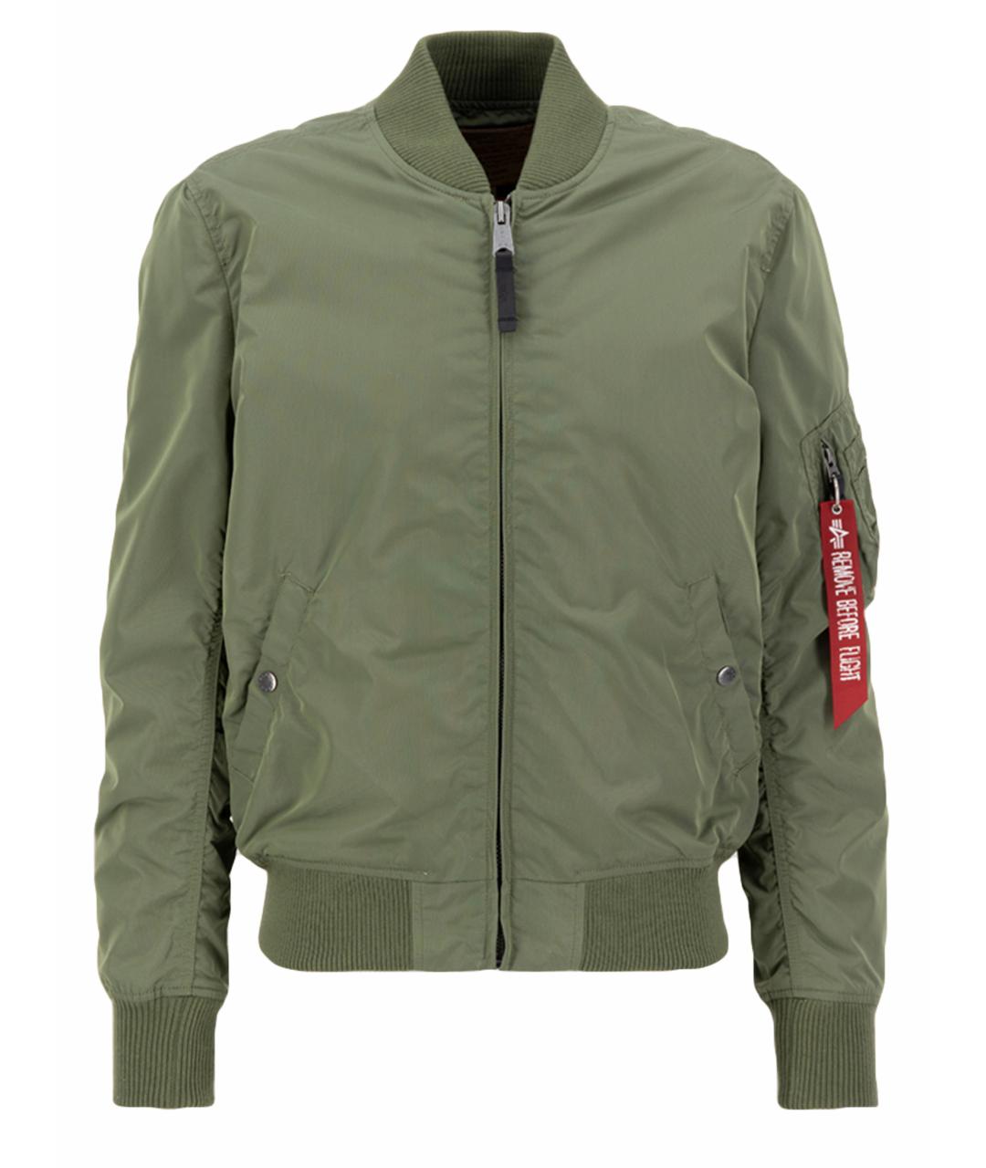 ALPHA INDUSTRIES Зеленая куртка, фото 1