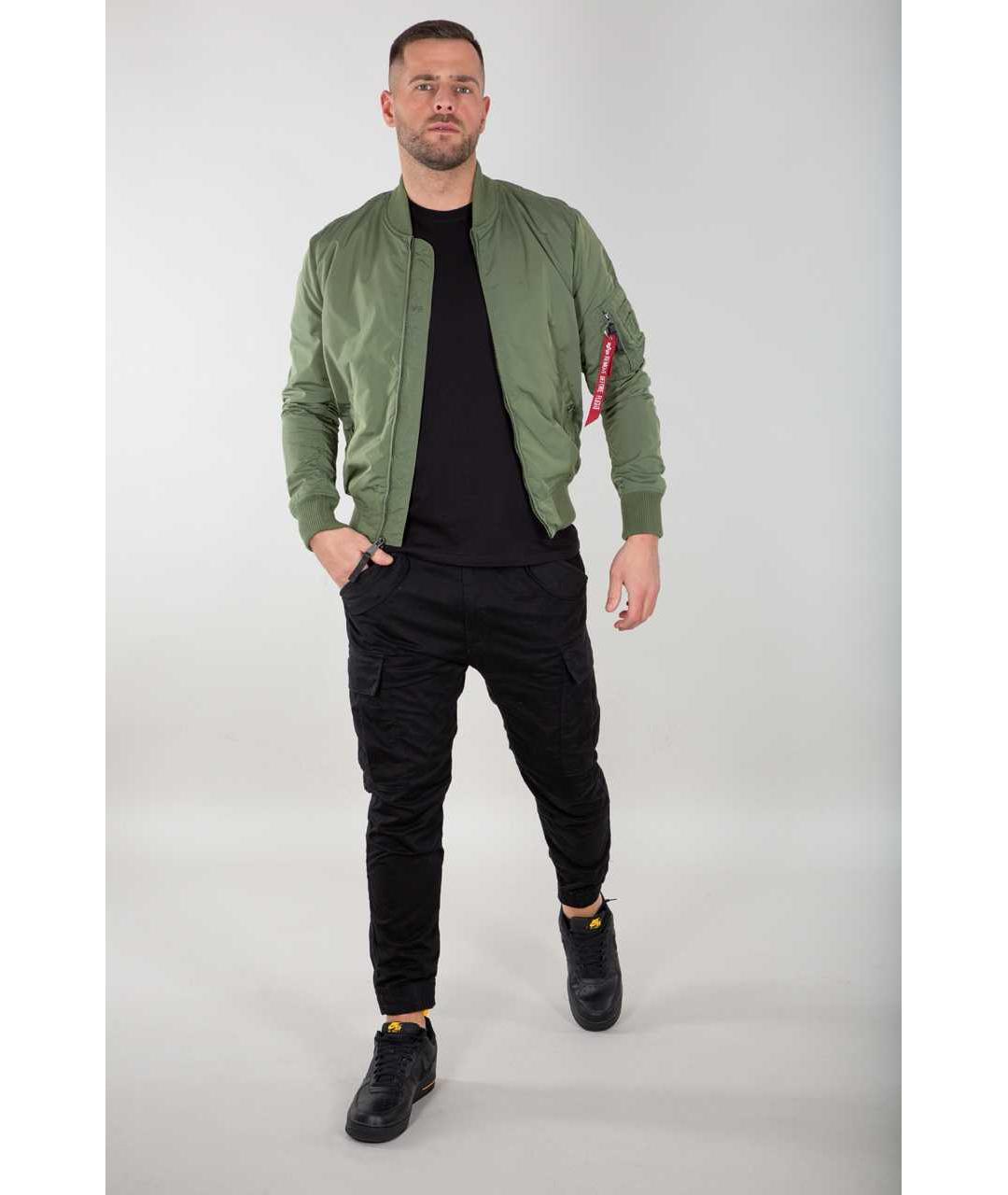 ALPHA INDUSTRIES Зеленая куртка, фото 7