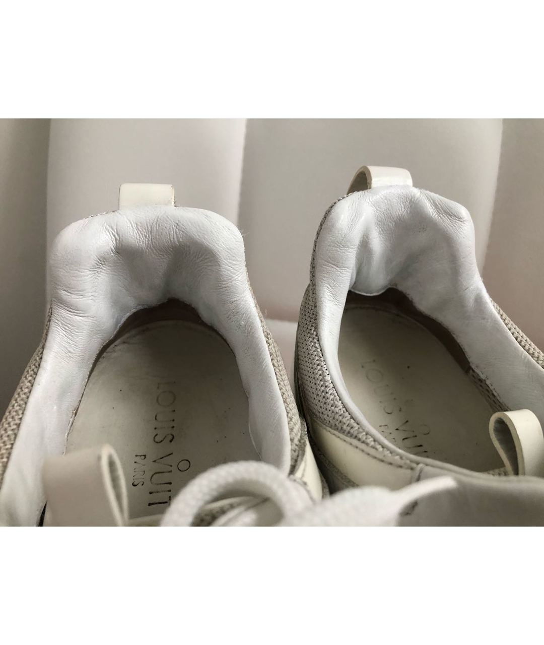 LOUIS VUITTON PRE-OWNED Белые кроссовки, фото 6