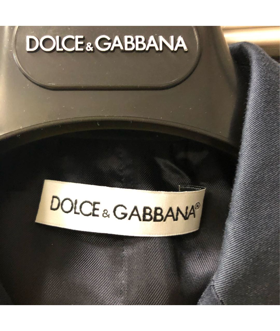 DOLCE&GABBANA Темно-синий хлопковый жакет / жилет, фото 4