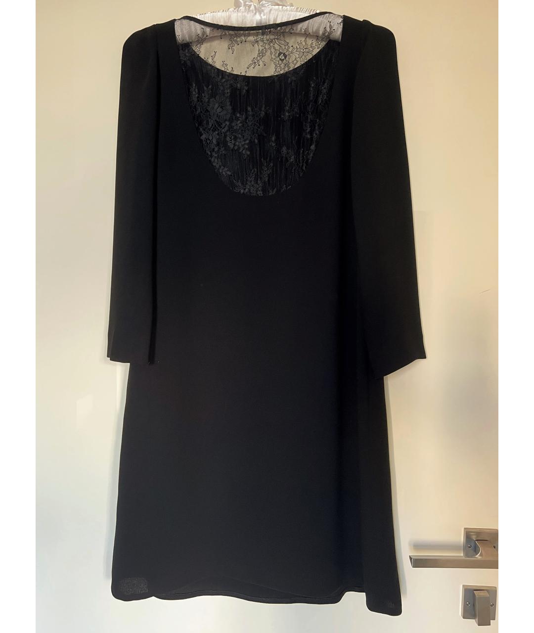 Claudie Pierlot Черное полиэстеровое повседневное платье, фото 3