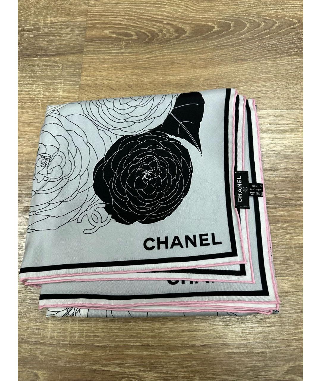 CHANEL Шелковый платок, фото 2