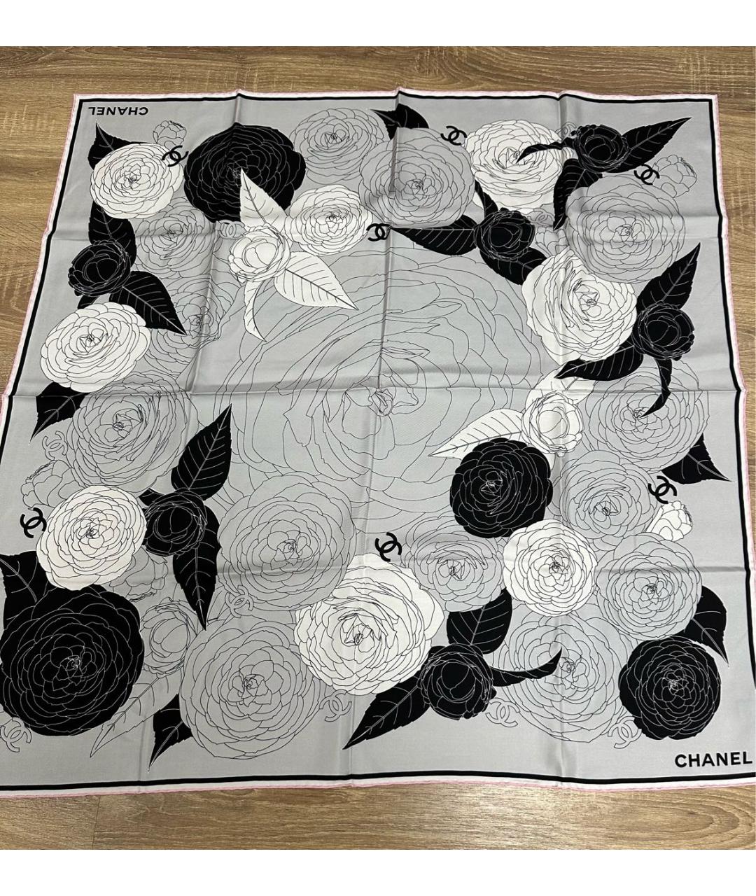 CHANEL Шелковый платок, фото 3