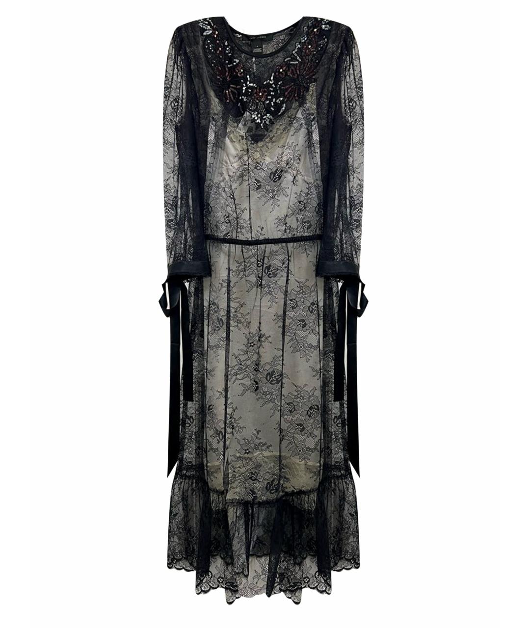 MARC BY MARC JACOBS Черное кружевное вечернее платье, фото 1