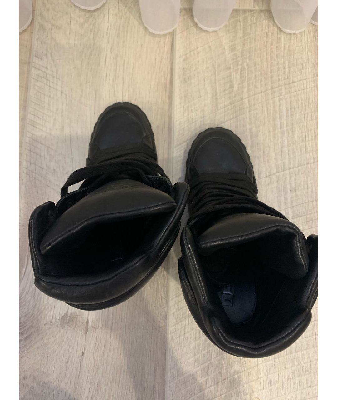 CASADEI Черные кожаные кроссовки, фото 3