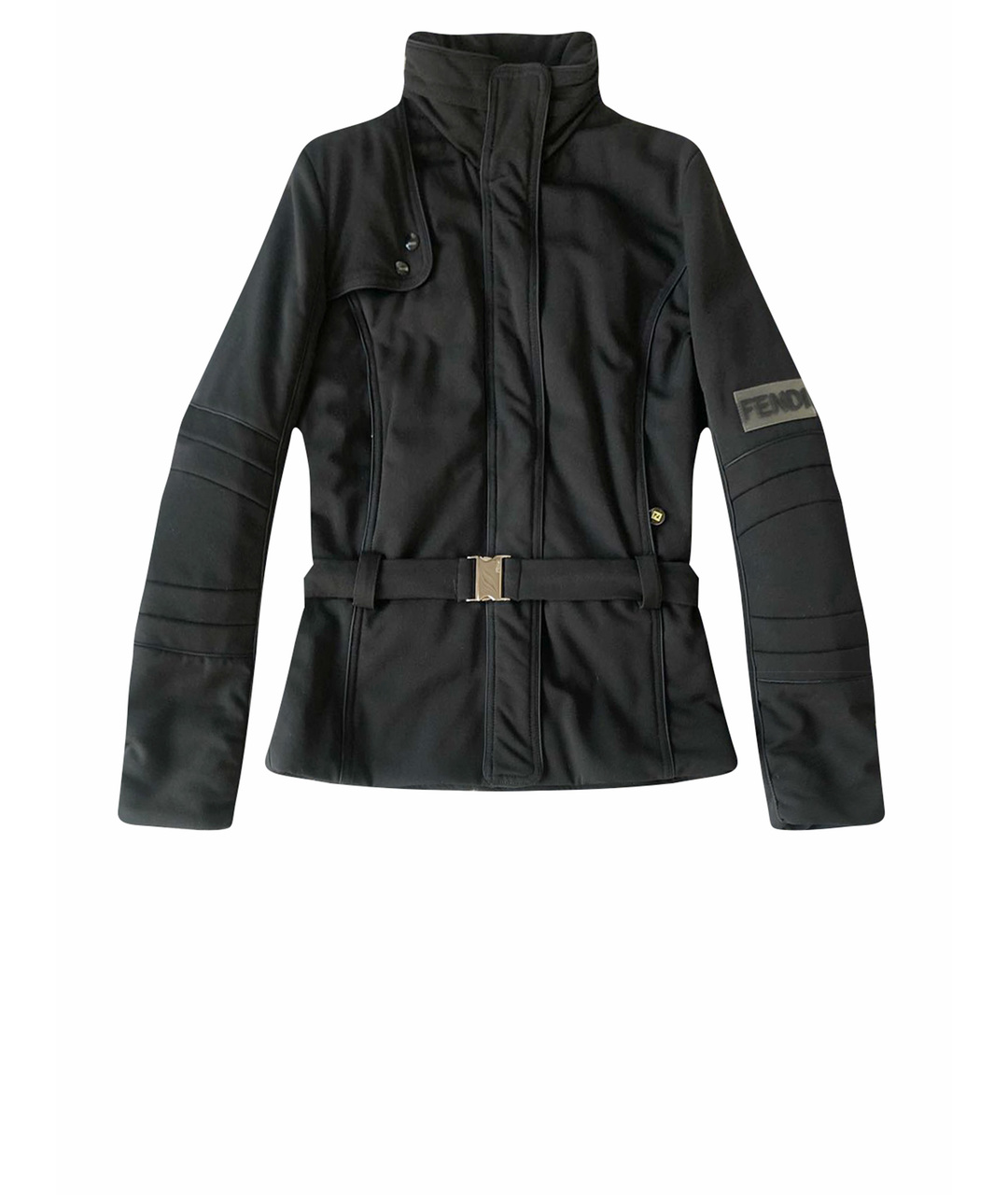 FENDI Черная полиэстеровая куртка, фото 1