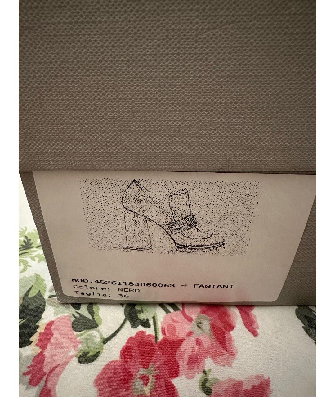 MAX MARA Черные кожаные туфли, фото 8