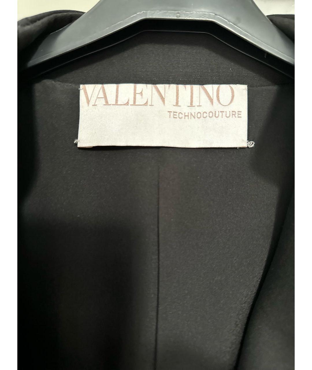 VALENTINO Черное шерстяное пальто, фото 4