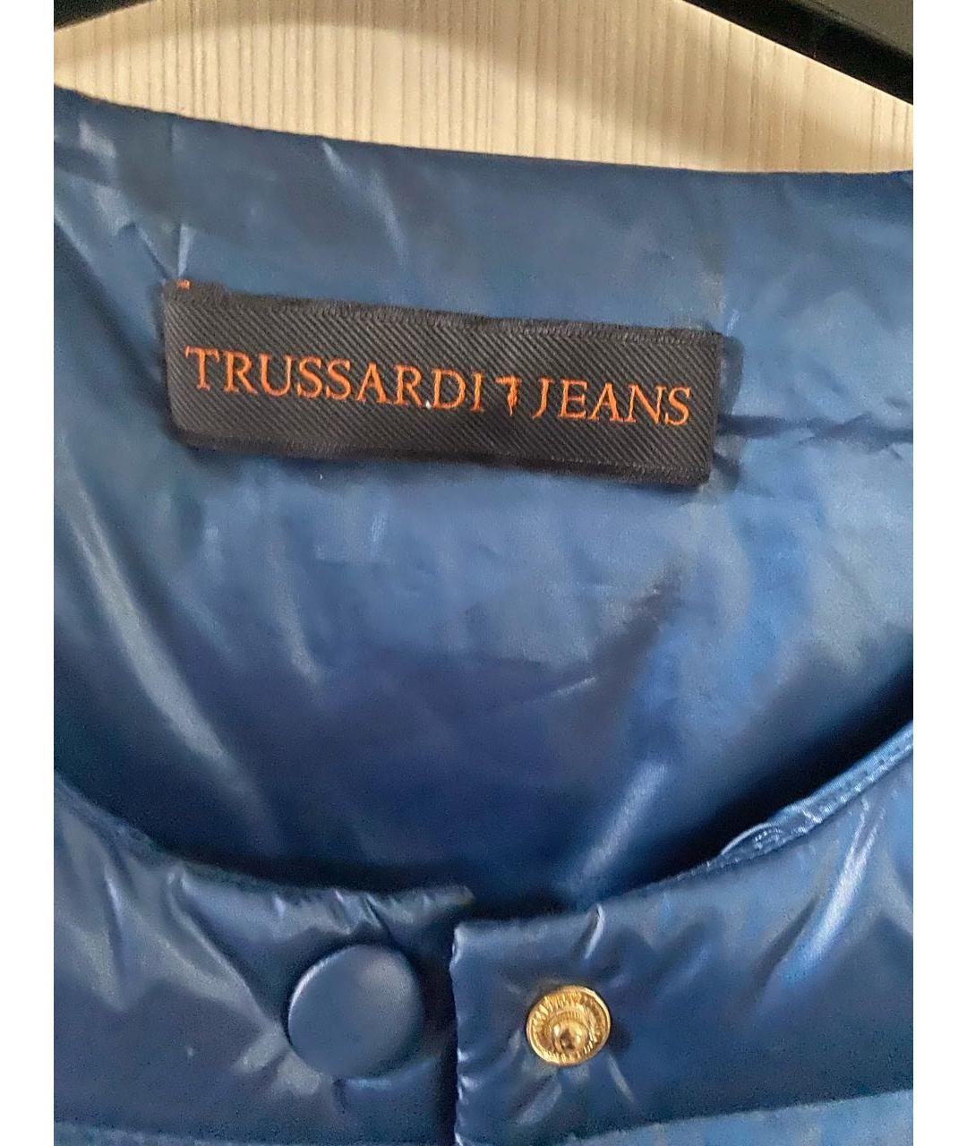 TRUSSARDI JEANS Синяя куртка, фото 3