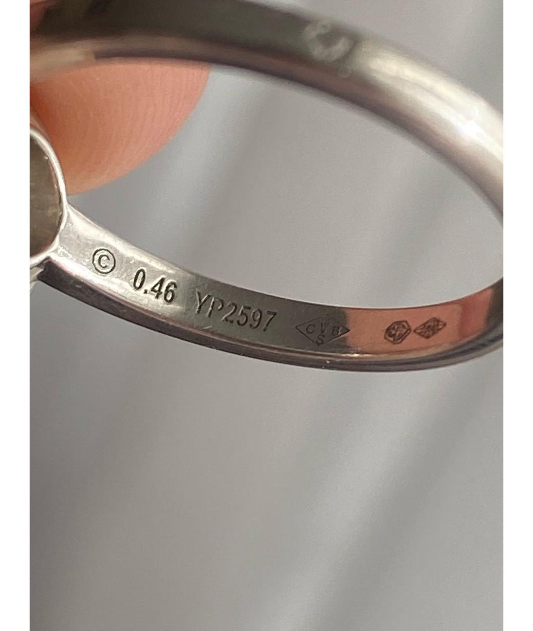 CARTIER Белое платиновое кольцо, фото 8