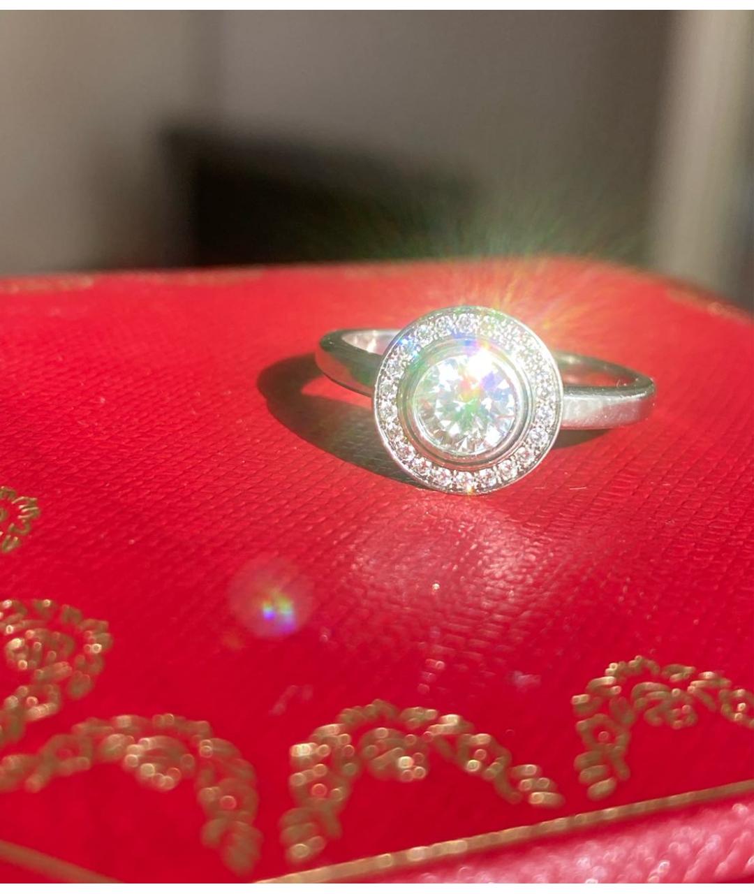 CARTIER Белое платиновое кольцо, фото 4