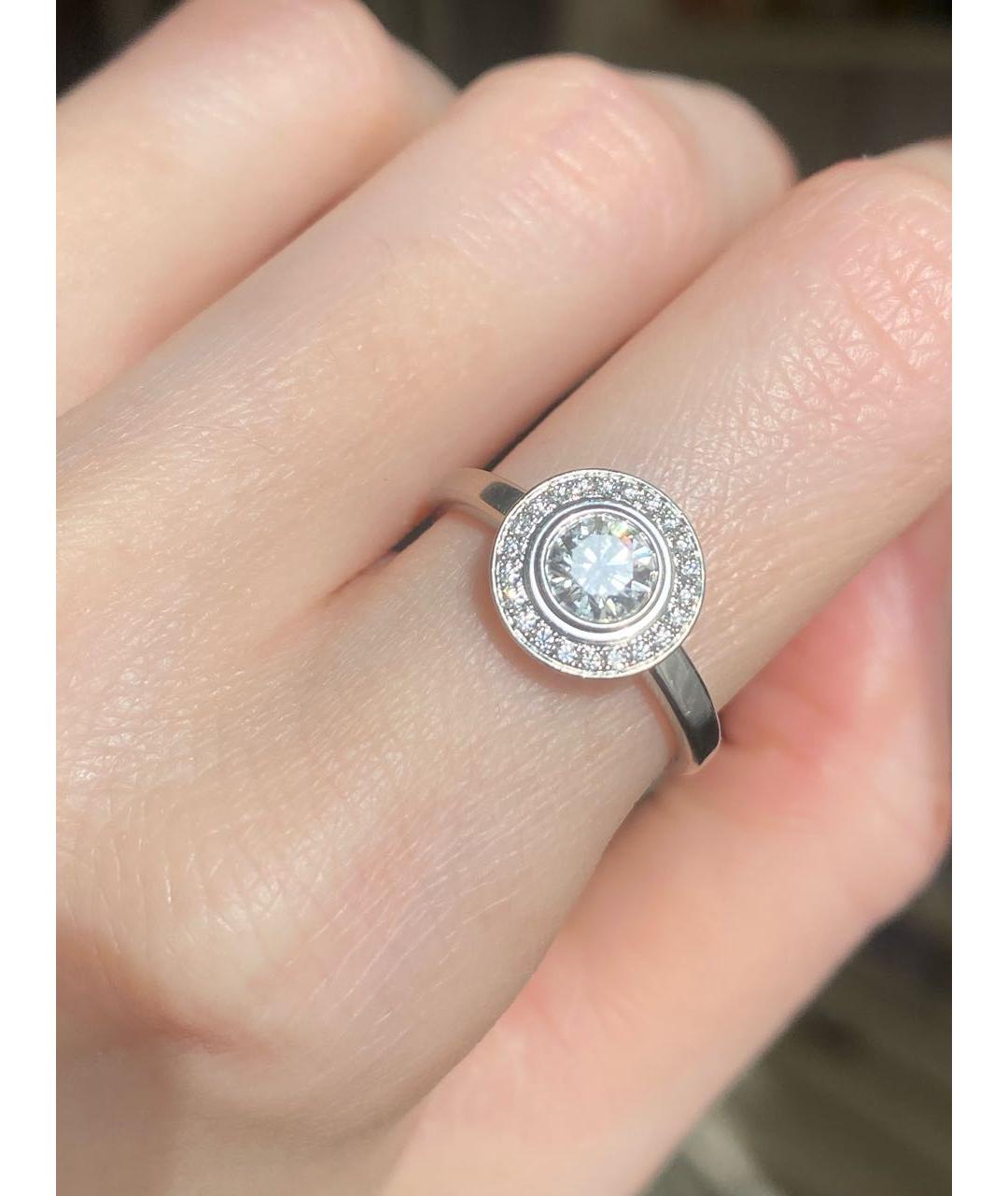 CARTIER Белое платиновое кольцо, фото 2