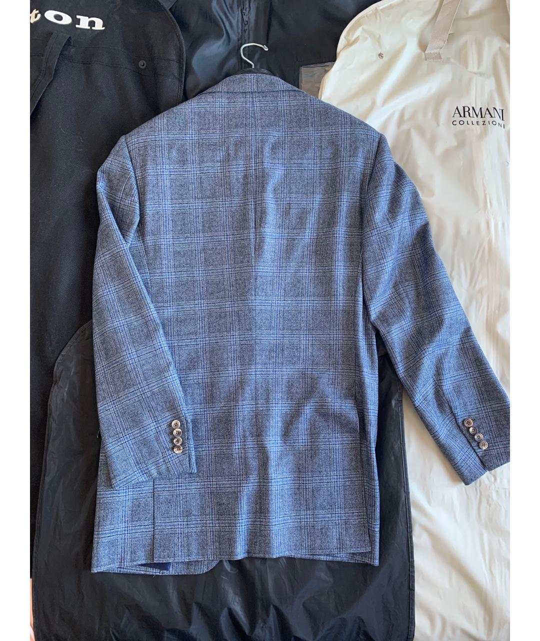 KITON Серебрянный шерстяной пиджак, фото 2