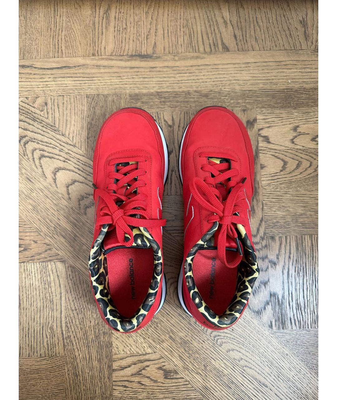 NEW BALANCE Красные кроссовки, фото 3
