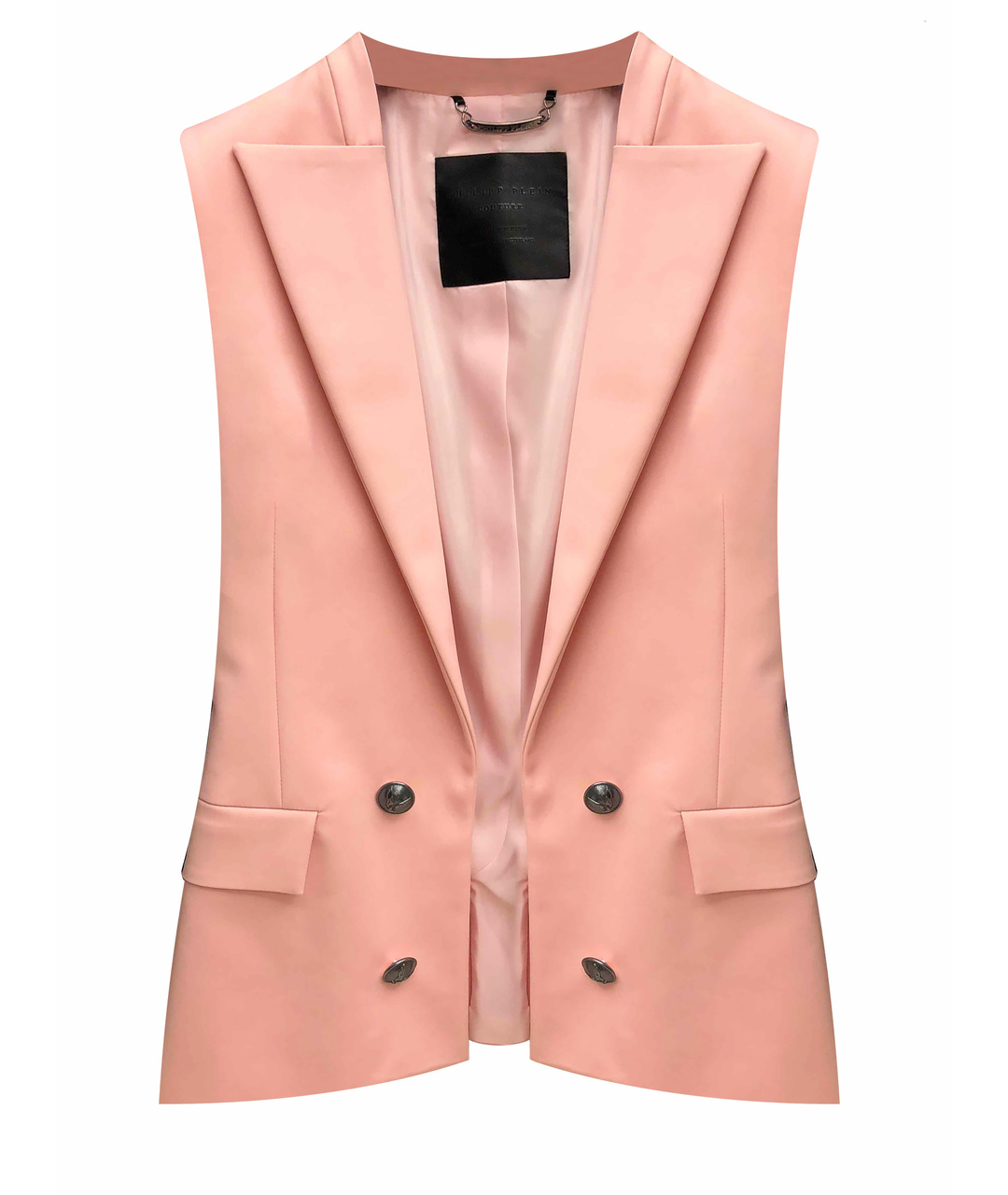 PHILIPP PLEIN Розовый хлопковый жакет/пиджак, фото 1