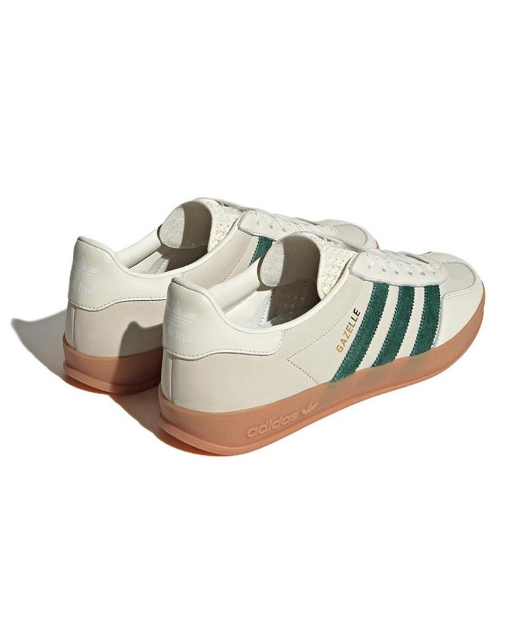 ADIDAS Бежевые кожаные кроссовки, фото 3