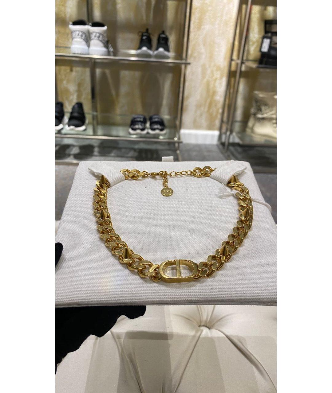 CHRISTIAN DIOR Золотое колье, фото 2