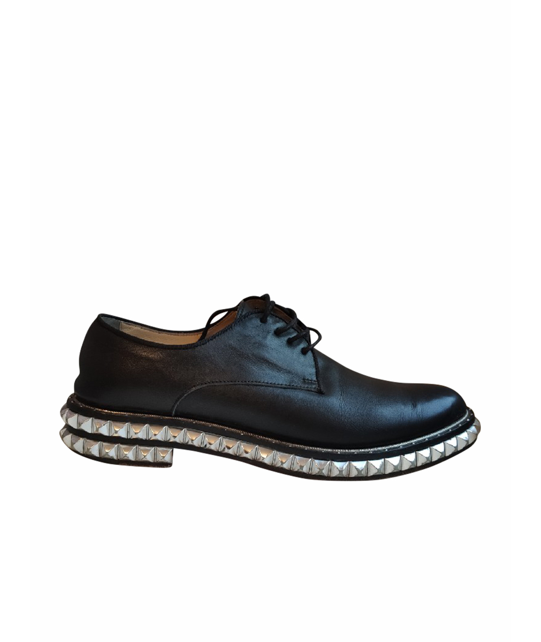 CHRISTIAN LOUBOUTIN Черные кожаные ботинки, фото 1