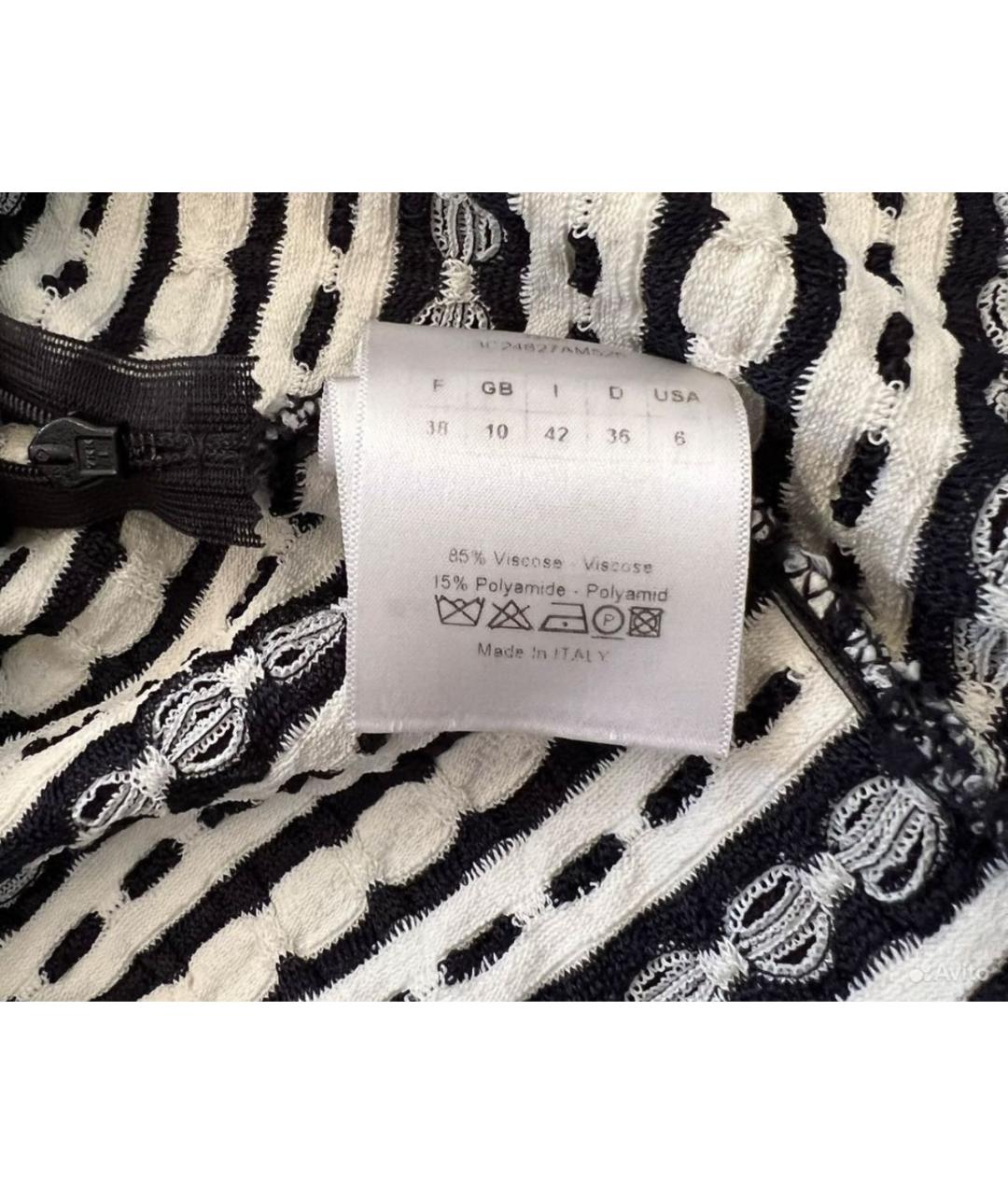 CHRISTIAN DIOR Мульти вискозное повседневное платье, фото 4