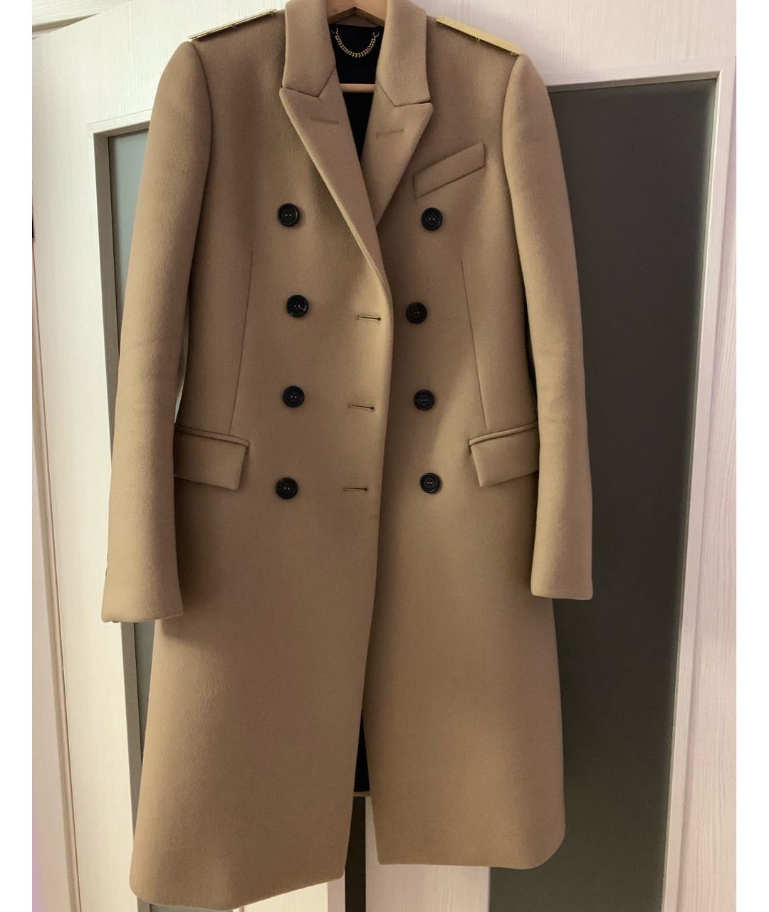 BURBERRY Бежевое кашемировое пальто, фото 7