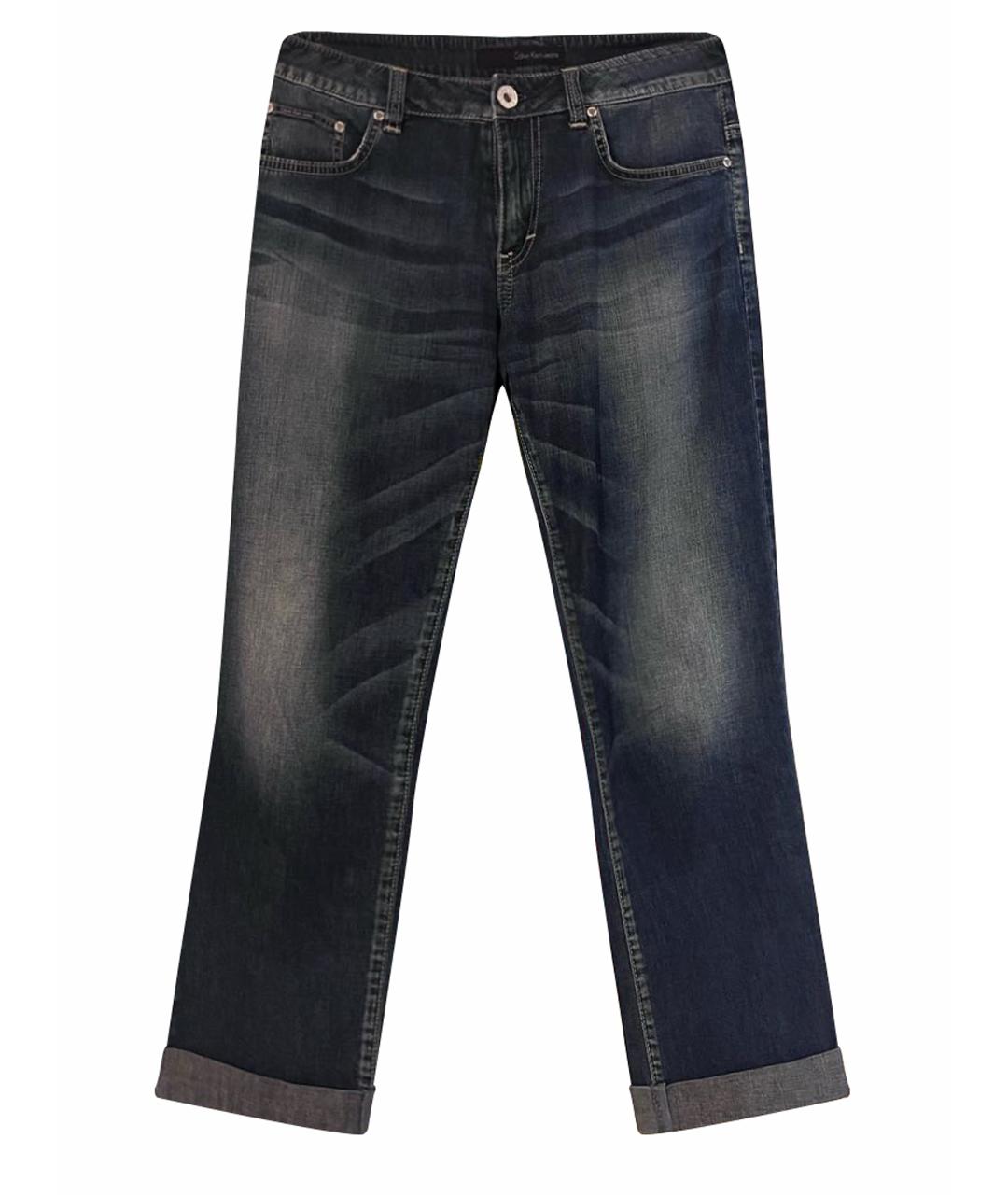 CALVIN KLEIN Синие прямые джинсы, фото 1