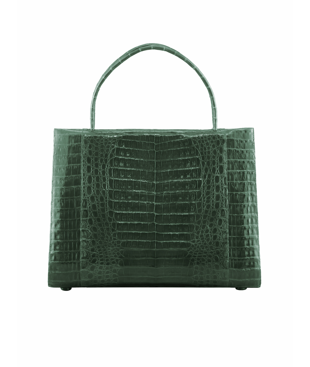 NANCY GONZALEZ Зеленая сумка тоут из экзотической кожи, фото 1