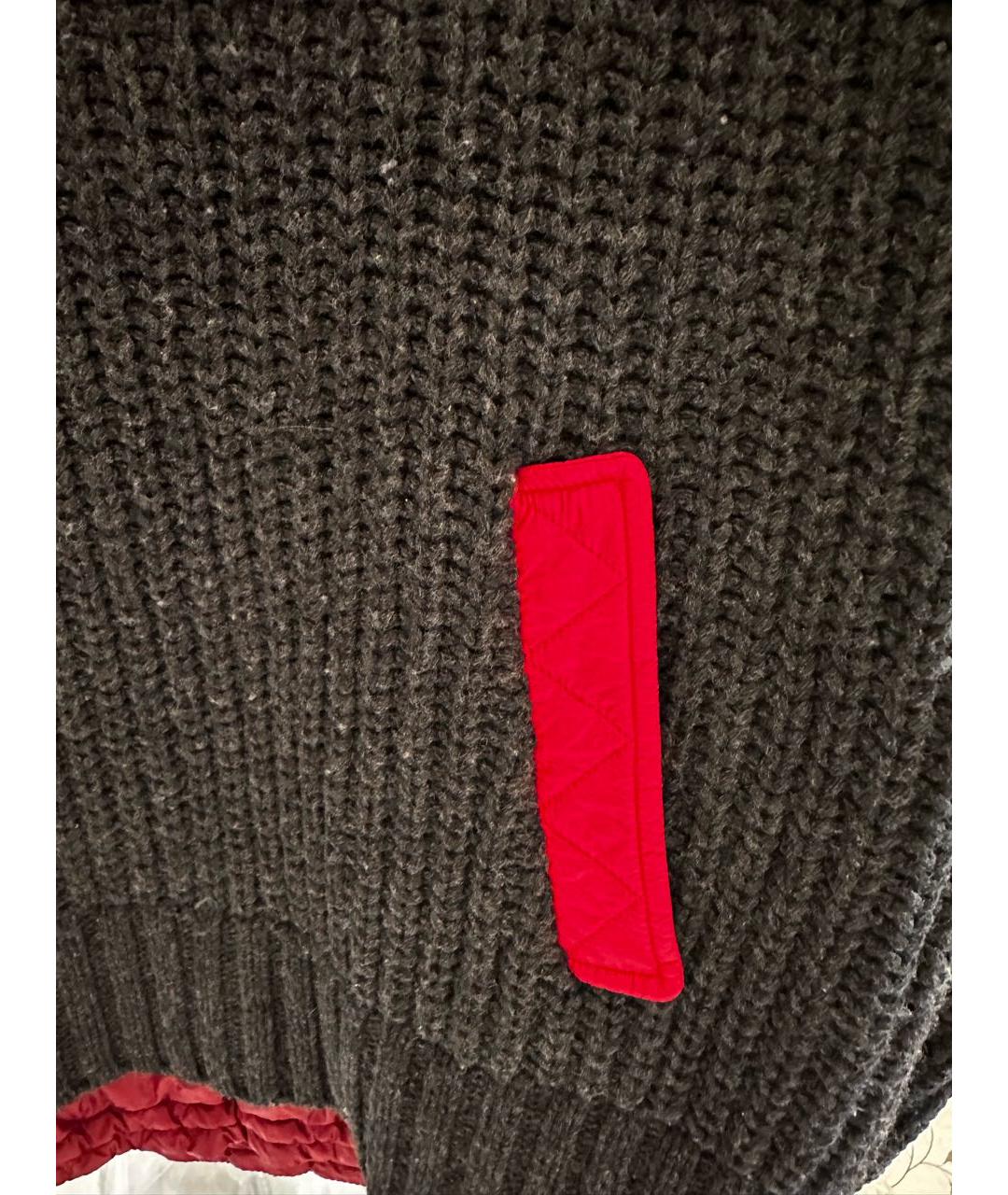 FAY Серый шерстяной джемпер / свитер, фото 4