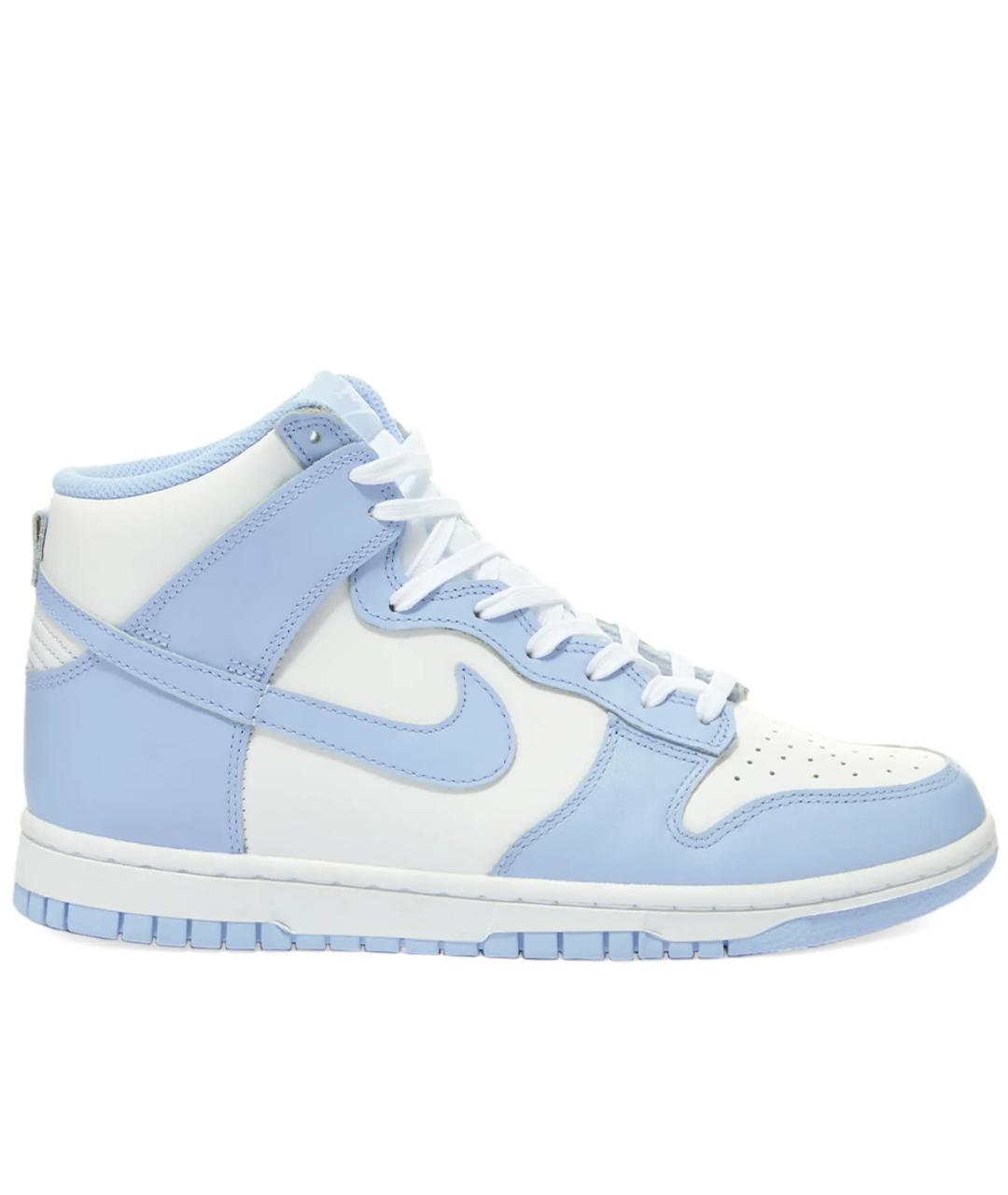 NIKE Голубые кожаные кроссовки Dunk для женщин – купить в интернет ...