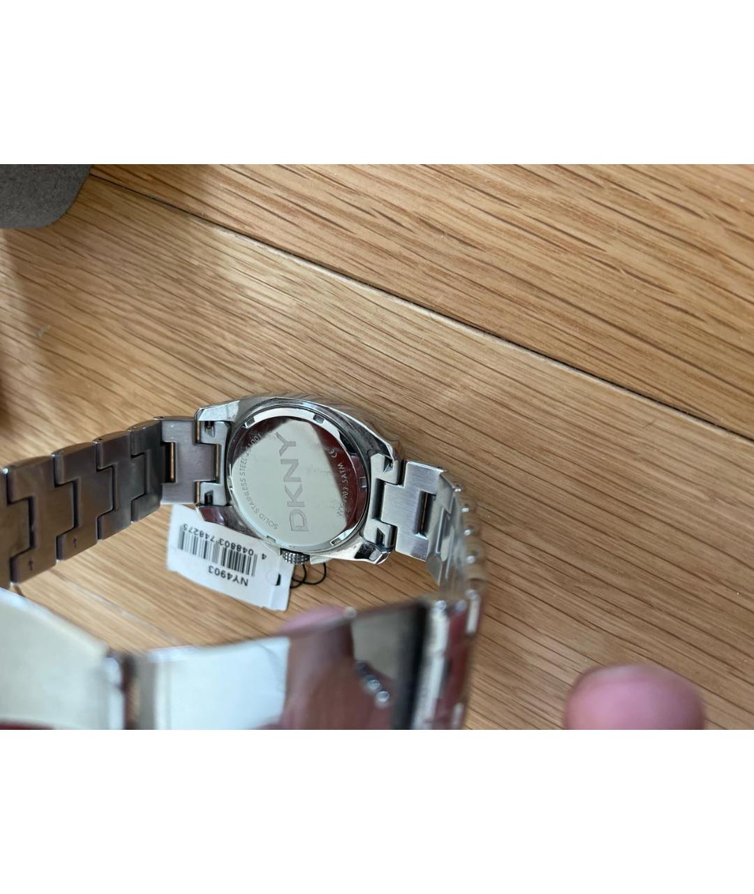 DKNY Серебряные серебряные часы, фото 2