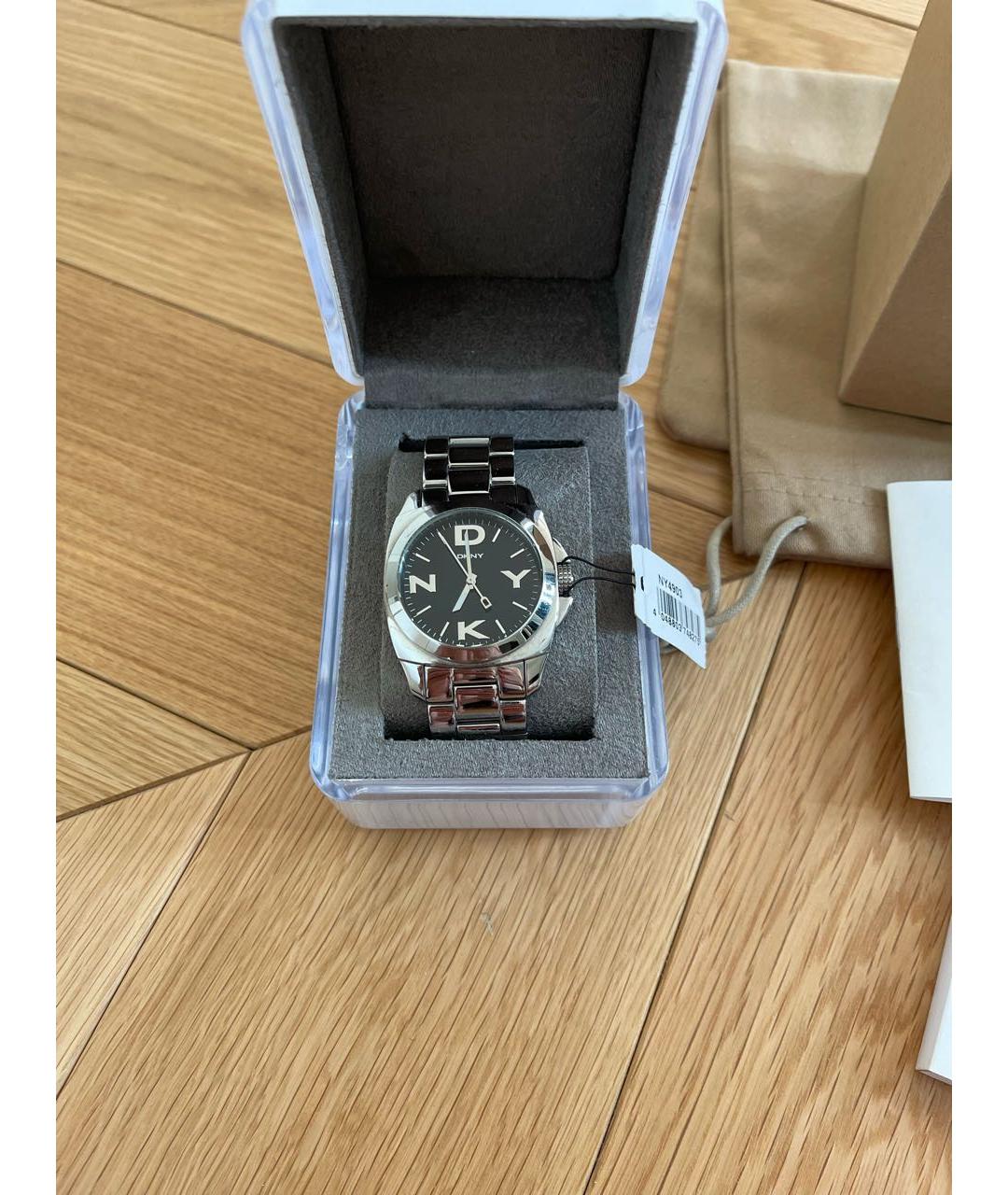 DKNY Серебряные серебряные часы, фото 7