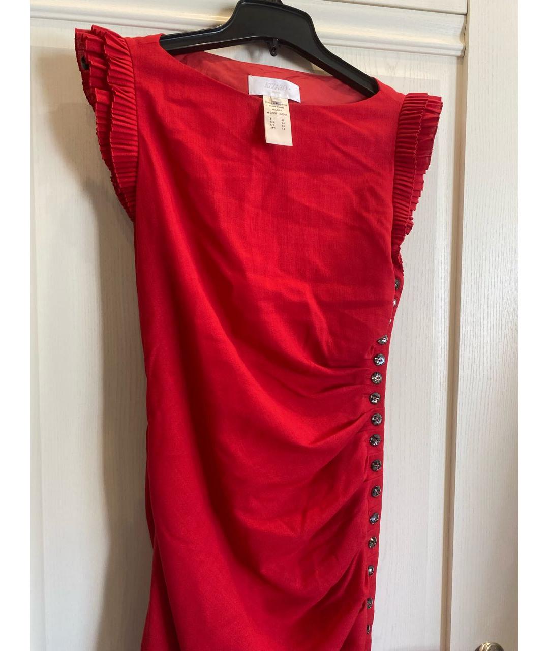 AZZARO Красное шерстяное вечернее платье, фото 2