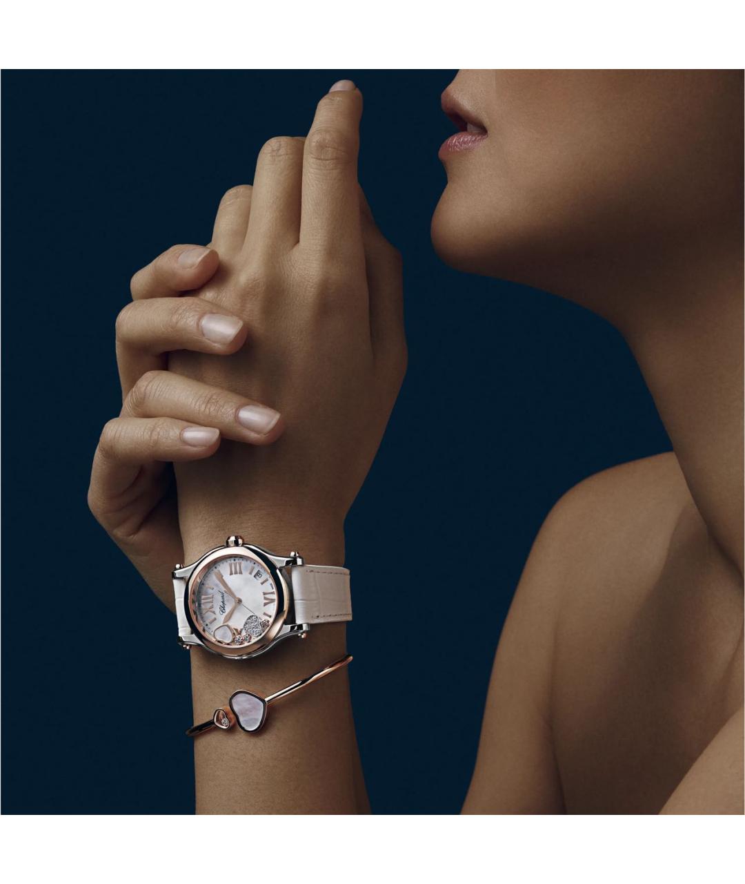 CHOPARD Бежевый браслет из розового золота, фото 6